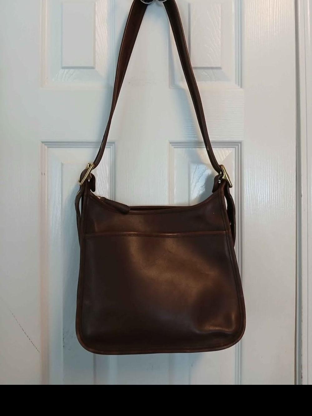 Coach VINTAGE  Brown Leather Shoulder Bag 9966 - Picture 5 of 11